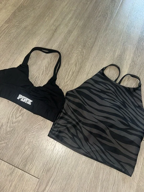 Nike Under Armour Gymshark Lot 21 Yoga Gym Workout Tank Sports Bra Shorts S - Picture 6 of 16